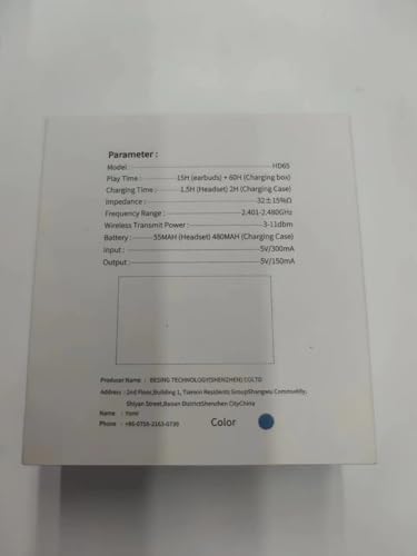 Aptkdoe-Auriculares-Inalambricos-Deportivos-2023-Auriculares-Bluetooth-53-con-HD-Microfono-75H-de-Reproduccion-Cascos-Inalambricos-con-HiFi-Estereo-Comodos-de-Llevar-Azul