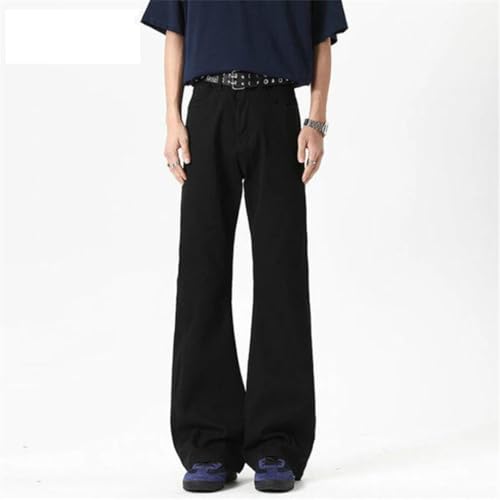 Men's American Style Bootcut Jeans Wear Vintage Gradient Color Denim Trousers2