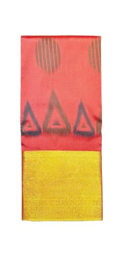 Image of VFCollections - POchampally Kalamkari Pattu Cotton SIlk Saree with Blouse Piece For Women
