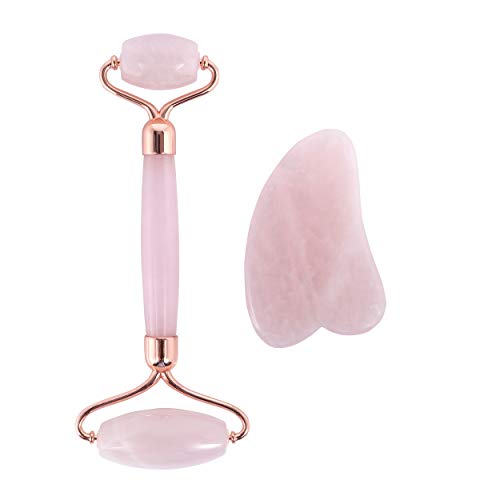 Meedasy Jade Face Roller - Jade Roller for Face & Gua Sha Face