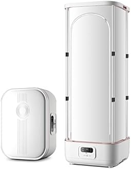 Automatic Ironing Machine and Clothes Dryer - Portable Steam Drying Machine for Household Use - Folding Wrinkle Removal and Mite Drying