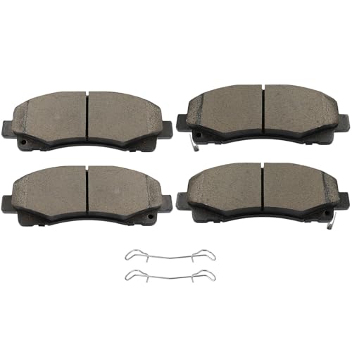 Image of SCITOO D1584 Front Ceramic Brake Pads Sets w /Hardware Replacement For Acura For TLX 2015-2020,For Honda For Ridgeline 2012-2014
