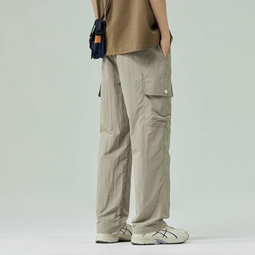 Men's Summer Thin Outdoor Assault Straight American Wide Leg Workwear Casual Pants3