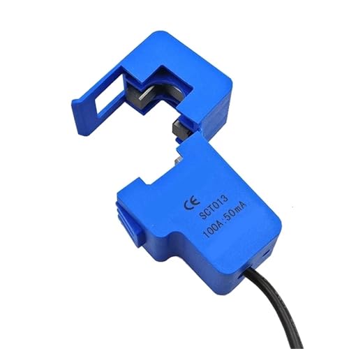 Sensor de corriente SCT013 para controlar el consumo de luz sin cortar cables 60A 1V 3