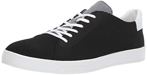 Calvin Klein Men's Blaze Sneaker, Black Knit, 11.5 M US