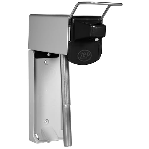 Zep D-4000 Plus Stainless Steel Industrial Hand Soap Dispenser - (1 Unit) - 600101 - Resistant to Corrosion, Rust and Abrasion