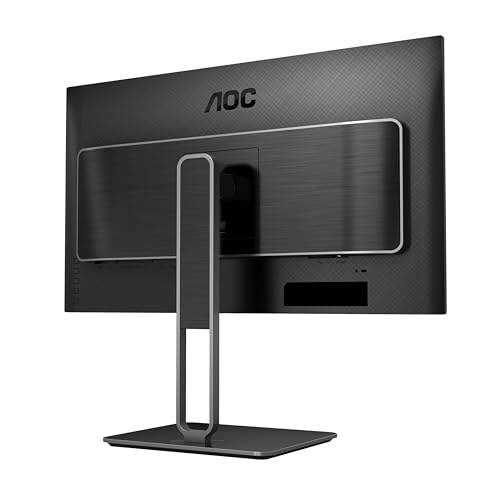 Image of AOC U27U2DP 27 inch 4K Frameless Monitor, UHD 3840 x 2160, KVM, RJ45, USB-C Docking, Height Adjustable Stand