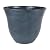 Classic Home and Garden Honeysuckle Resin Flower Pot Planter, Blue Jean, 15"