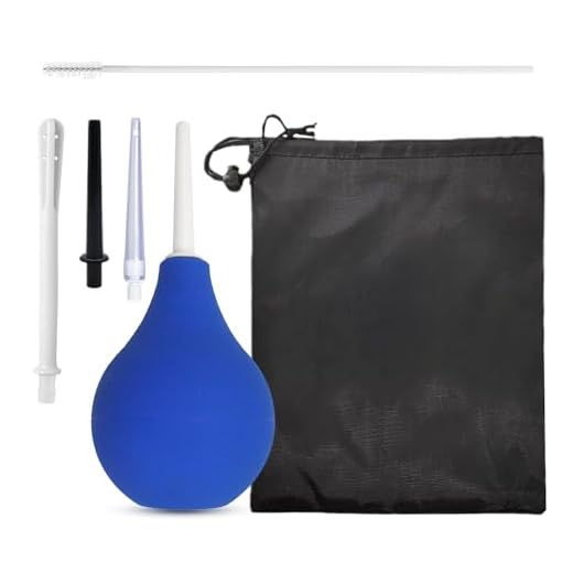 EUPSIIU 6 Piezas Limpieza de Ducha de Silicona 160ml Enemas Bulbo para hombres y mujeres Limpiador de Silicona con 3 x Boquilla, Limpieza Recta, Diseño Antirreflujo, Bolsa Incluida