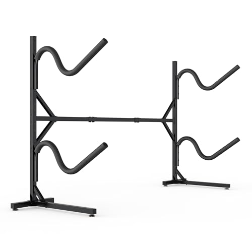 LXVOOEE Kayak Storage Rack, Heavy Duty Freestanding Kayak Rack for 2...