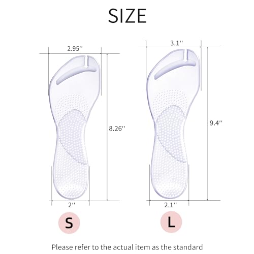 2 Pares Plantillas de Gel con Soporte de Arco para Hombre y Mujer miniatura 2