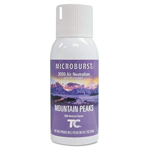 Rubbermaid Commercial Products Microburst 3000 Aerosol Air Freshener Refill, Mountain Peaks...