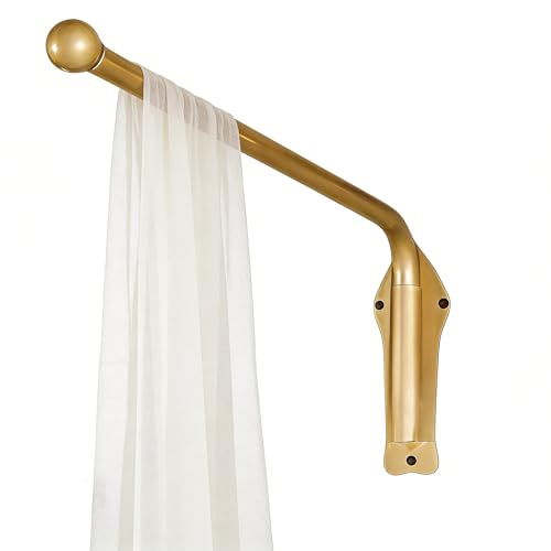 Tringle à rideaux pivotante pour porte afin de libérer l'espace - 2