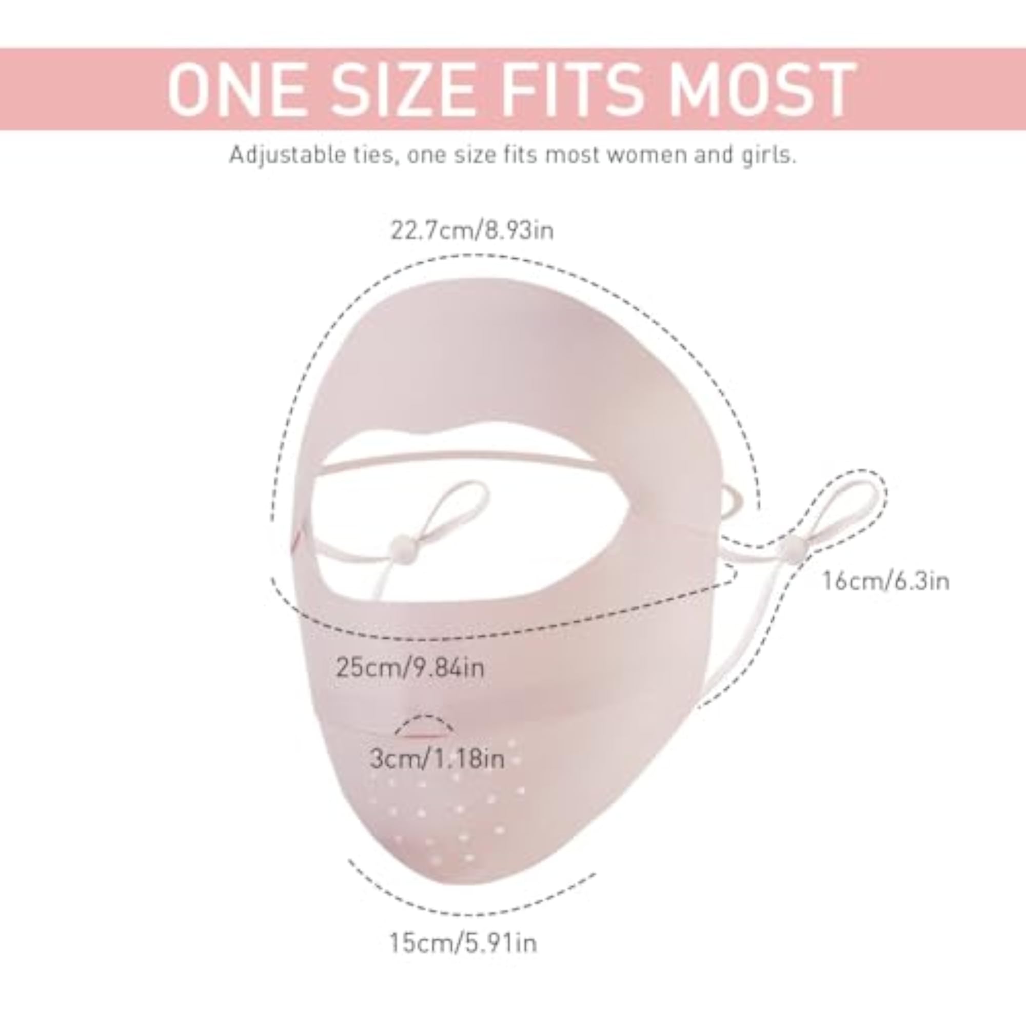 Full Face Mask for UPF 50+ Sun Protection