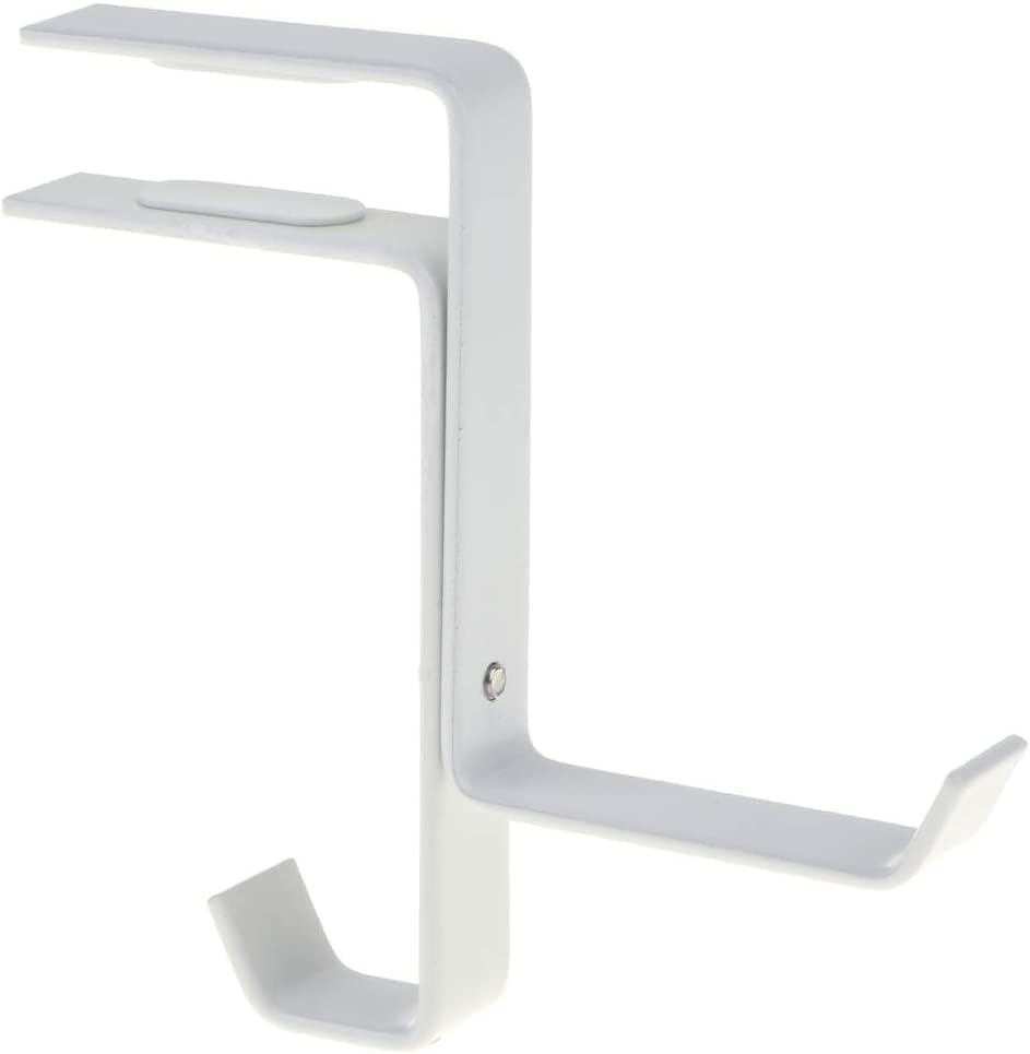 ヘッドホンスタンド ハンガー ヘッドフォンホルダー 収納便利 省スペース 白 堅実な究極の