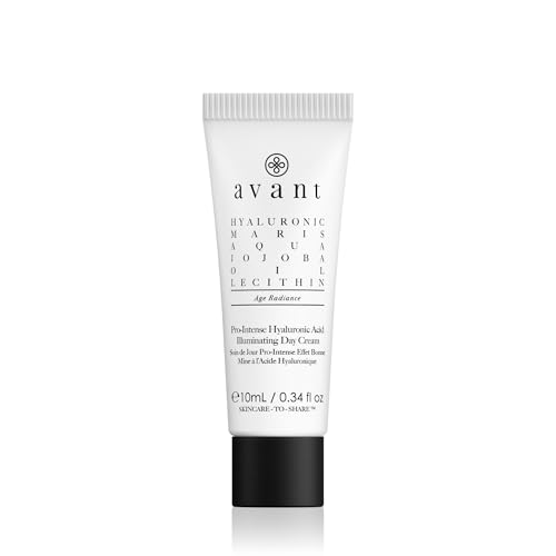 Avant Pro-Intense Hyaluronic Acid Moisturiser for Face|Hydrating Anti-Ageing Day Cream for All Skin Types, Luxury Illuminating Face Cream to Smooth Fine Lines & Boost Radiant Skin 10ml