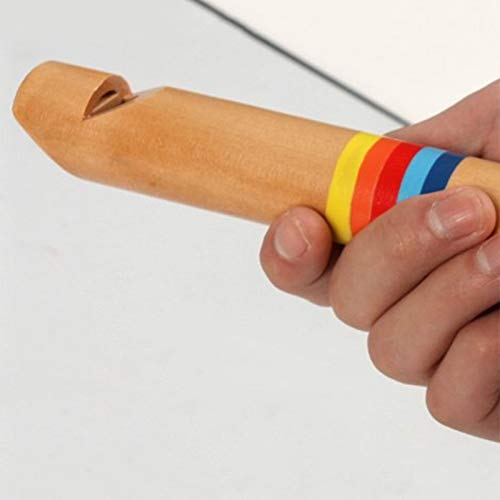 bismarckbeer Kinderen glijden houten leuke fluit fluit fluit muziekinstrument vroeg educatief speelgoed 5 Geel - Image 5