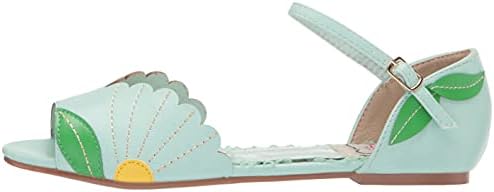 Bettie Page Women's Flat Sandal, Mint, 8 | Image 7