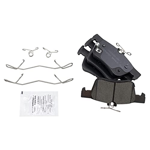 Image of TRQ Rear Brake Pad and Rotor Set Ceramic Compatible with 2018-2020 Honda Accord