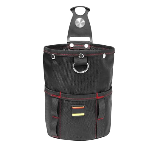 Bolsa de cintura de herramienta | Casca de utilidad para carpintería con clip de correa, accesorio de flujo de trabajo optimizado, bolsa de almacenamiento de cintura de tela Oxford para m