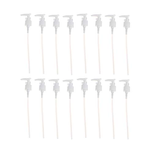 Cabilock 20pcs White Spray Nozzle Pump Spray Nozzle Press Bottle Pump Nozzles