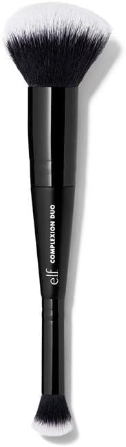e.l.f. Concealer & Foundation Complexion Duo Brush, 2-in-1 Makeup Brush For Concealer & Liquid & Powder Foundation, Made With Synthetic Bristles e.l.f. Concealer & Foundation Complexion Duo Brush, 2-in-1 Makeup Brush For Concealer & Liquid & Powder Foundation, Made With Synthetic Bristles