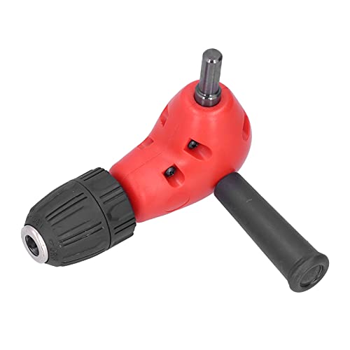 90 Degree Cordless Right Angle Drill Attachment Adapter, Right Angle Adapter Drill, 3 Jaw Chuck Right Angle Bend Extension Corner Three Jaw Chuck Narrow Space Repair Tool