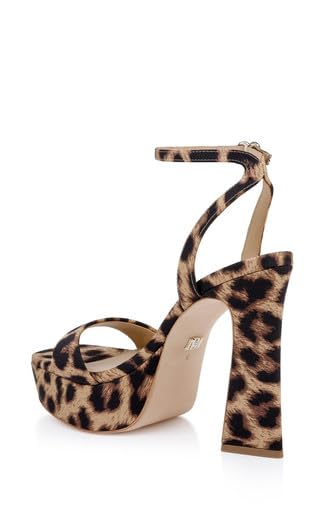 Badgley Mischka Caia Platform Sandal with Heart-Shaped Buckle4