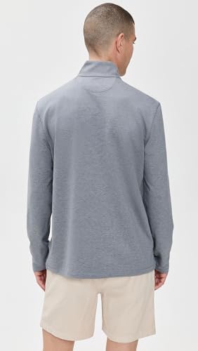 Faherty Men's Movement Quarter Zip Sweatshirt3