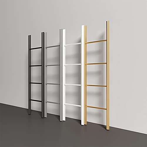 Hwll Bunk Bed Ladder 45 In / 50 In / 55 In / 59 In , Rv Car Boat Loft Step Ladder, Metal Adjustable Twin Bed Bunk Ladder For Home/Dorm/Appartments, Load 150 Kg / 330 Lbs, Black, 140Cm/55 In #TOP4