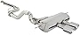 XFORCE ES-FST16-VMK-CBS 3' Cat-Back Exhaust System with VAREX Muffler for 2013-2018 Ford Focus ST FWD; 304 Stainless Steel Pipework with Polished Muffler and Dual Tips