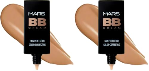 Image of MARS BB Cream Lightweight Foundation | Blendable BB Cream for Women | Colour Correction for All Skin Types (30 ml) (06-RICH) (Pack of 2)
