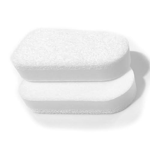 Long Handle Brush Sponge DIY Cleaning Sponge for Dishwashing Kitchen Toilet Bathroom Wash Cleaning Tool Accessory (Replaceable Sponge)