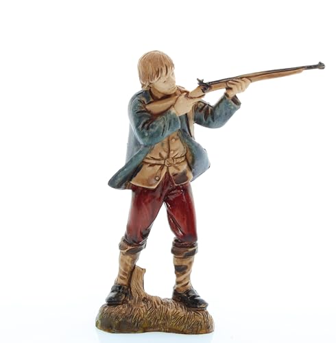 Moranduzzo Chasseur pour Crèche de 10 Cm Échelle 1:20 - Figurines de Crèche Indestructibles - Style 700', Peinture Finition à la Main, Produit Officiel,...