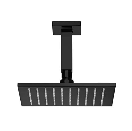 Ducha LorenQuadra Black de teto 5014 B16 Lorenzetti