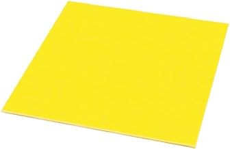 WUSHADEHANS Placa de epoxi, lámina de Fibra de Vidrio, Lámina de Fibra de Vidrio FR4 Amarilla, Placa de Resina epoxi, for impresión 3D de Fibra de Vidrio (DIY)(150x150mm)
