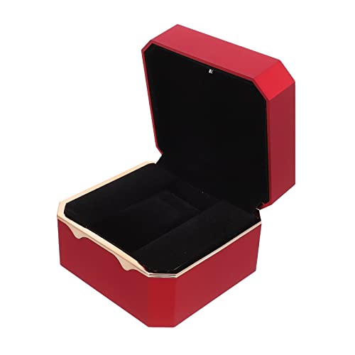 Coffret de rangement pour montre rigide contre les rayures avec lumière led