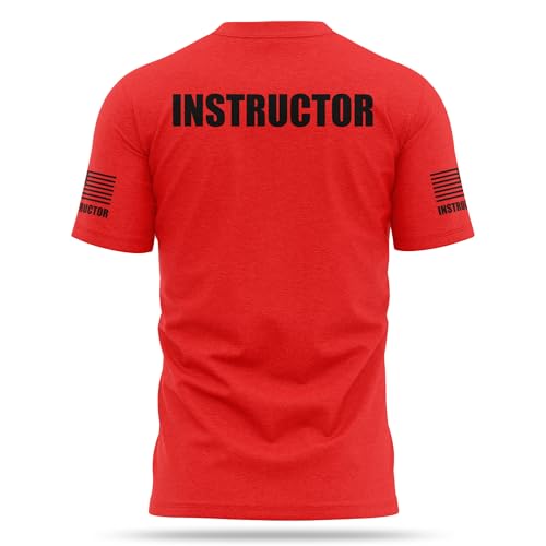 Instructor Cotton Blend Shirt - USA Patriotic Durable Tee - Soft Comfort. Perfect for on Duty2