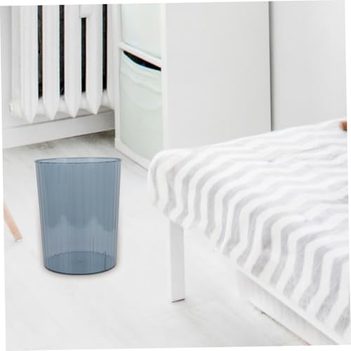 Caneca de basura azul mediana para papel y hogar miniatura 7