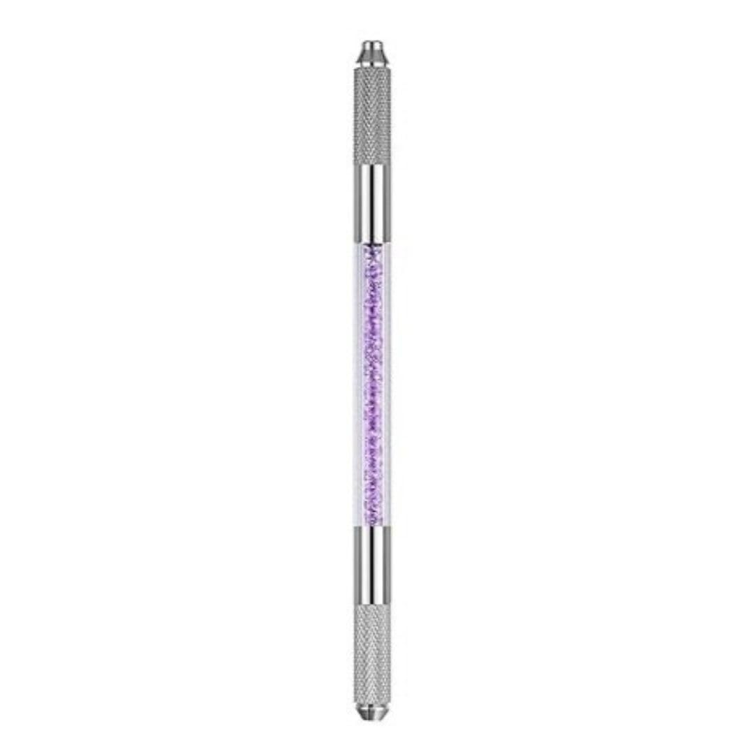 Double Sided Manual Tattoo Eyebrow Pen Needle Tip Holder Tool Manual Pen for microblading-image-7
