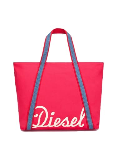 Diesel Bolso Shopper CANVAS JP Mujer bolso de hombro (Rojo)
