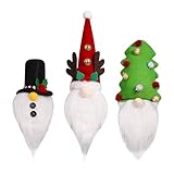 Fundas para botellas de vino de Navidad, bonito protector de tapa reutilizable, 3 piezas, para cerveza, whisky, vidrio, vacaciones, cumpleaños, Halloween, viajes, hogar, cocina