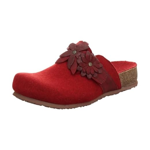 Esprit Herren Hausschuhe Effect, Nachhaltige Wolle, 1 Paar, Braun (Buckeye Melange 5046), 43-46 8 THINK! Damen Julia nachhaltige Lodenfutter Pantolette Clog Hausschuh, 5010 Rosso/Kombi, 37 EU