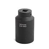 WINTOOLS 36mm 1/2" Drive 6 Point Axle Nut Socket