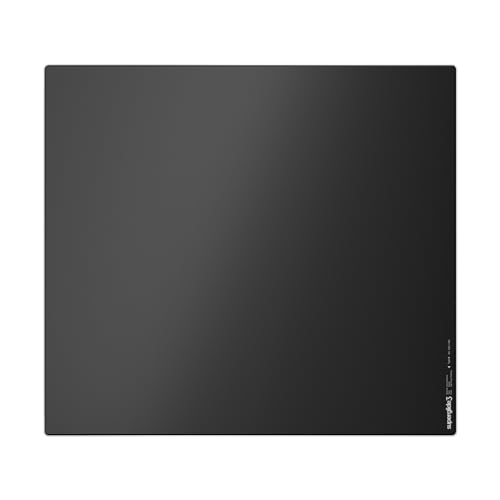 Image of Pulsar Gaming Gears Superglide Pad v3 Type-S - Alumino-Silicate Glass Gaming Mouse Pad, Soft R-Edge, Anti-Slip Silicone Base 500mmx450mm (XLE, Black)