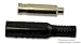 MUELLER ELECTRIC BU-P5168-0 Banana Jack, 15A, Crimp/Solder, Black