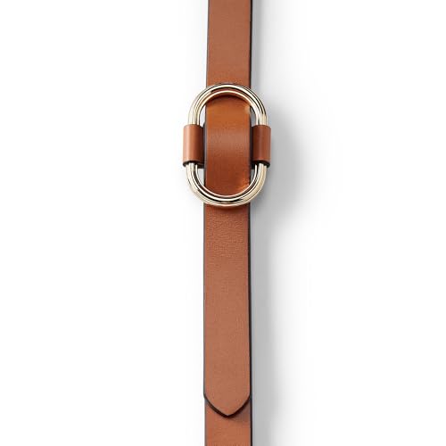 Lands' End Women's Adjustable Skinny Leather Belt3