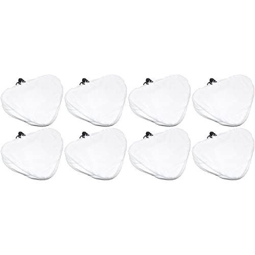 Ufixt Steam Mop Microfibre Cleaning Cloth Cover Pads Kit For Efbe-Schott Universal Triangular Head Steam Mops x 8