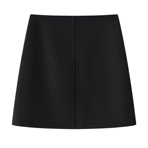 Women's Vintage Blazer Mini Skirt Spring High Waist A-Line3