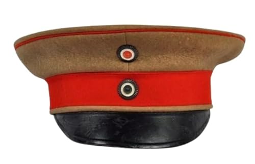 WW1 German Army M1910 Specialist Officer Visor Cap, Military Collectible Hat